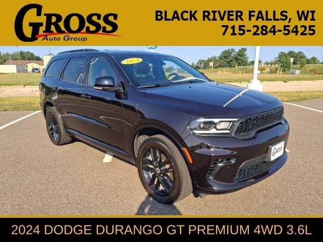 2024 Dodge Durango GT Premium in Red Oxide — front three-quarter view