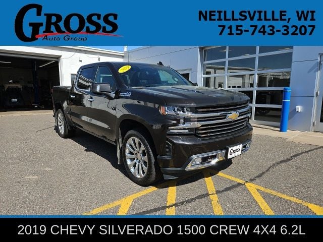 2019 Chevrolet Silverado 1500 High Country in Havana Brown Metallic — front three-quarter view
