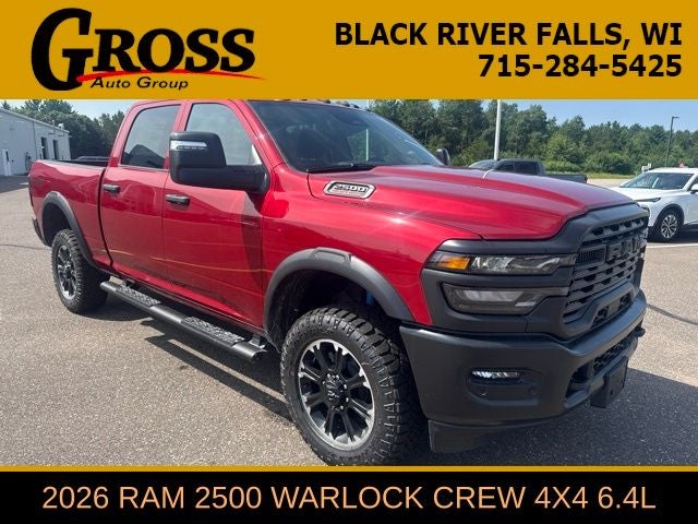 2026 RAM Ram 2500 Tradesman in Molten Red Pearl-Coat Exterior Paint — front three-quarter view